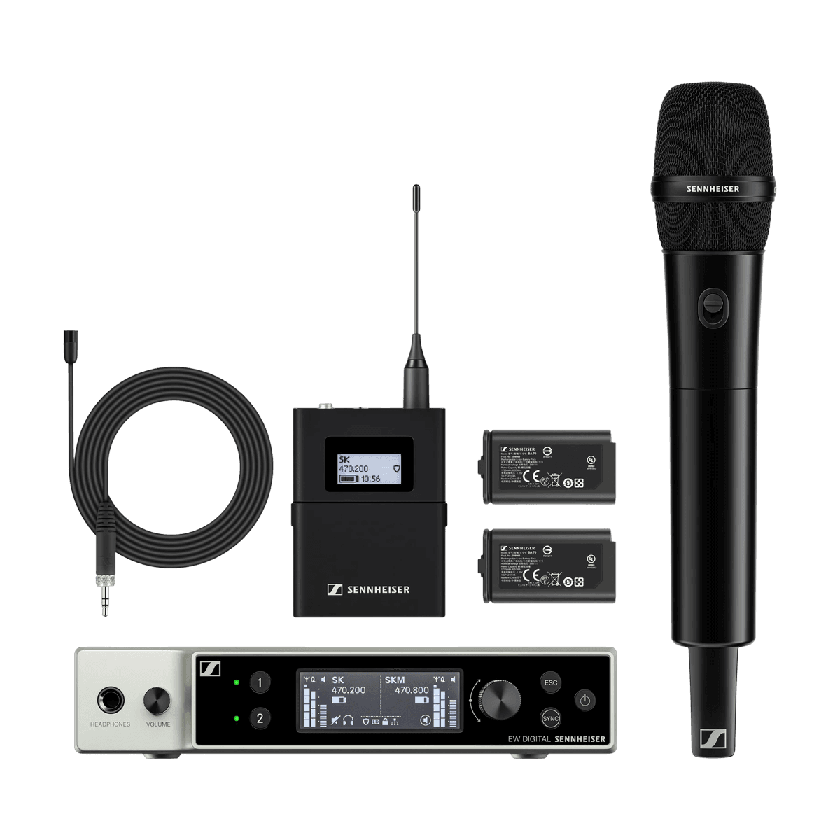 Sennheiser EW-DX MKE 2 / 835-S SET (Y1-3)